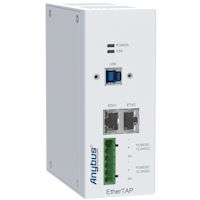 Anybus EtherTap2 Industrial PROFINET Monitoring 10/100 Mbit/s LAN-Interfacece
