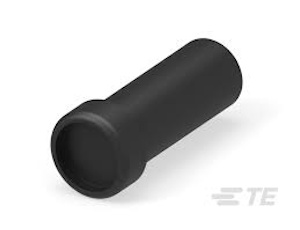 Schwarze Dichtungsmanschette (Sealing Boot / Zugentlastung) von TE Connectivity (AMP CPC Serie) für Rundsteckverbinder der Gehäusegröße 11. Sie schützt Kabelverbindungen und bietet eine verlässliche Zugentlastung.